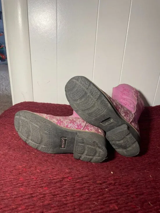 Girls 11 Roper Cowboy Boots - Picture 3 of 5